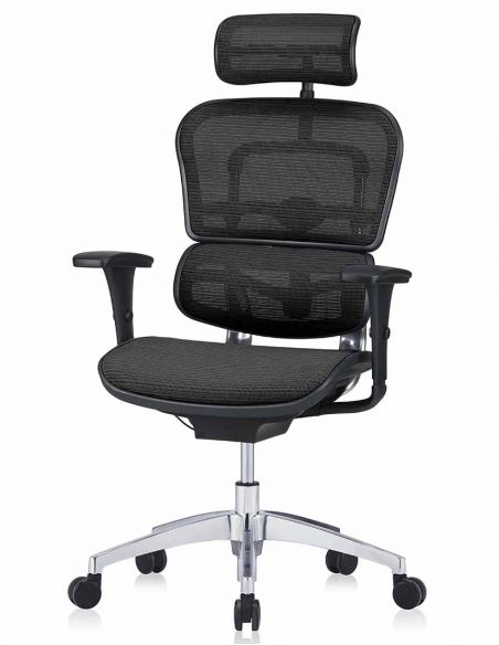 Крісло ергономічне ERGOHUMAN PROJECT (EHB-WB-HAM) з чорною сіткою