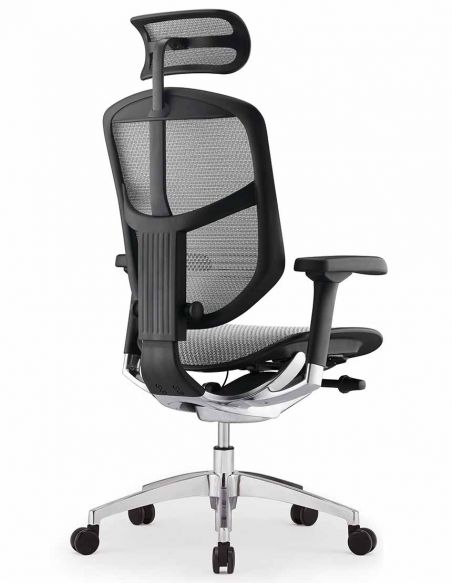 Крісло ергономічне ENJOY ELITE 2 (EJE2-AB-HAM-5D-L, СІТКА T-168-B2 NATURAL)