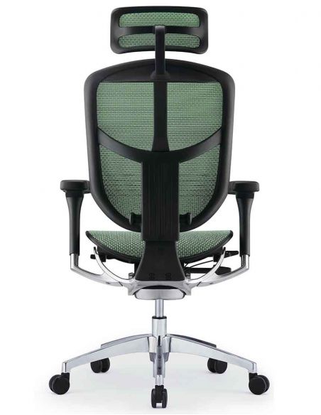Крісло ергономічне ENJOY ELITE 2 (EJE2-AB-HAM-5D-L, СІТКА T-168-B6 GREEN)