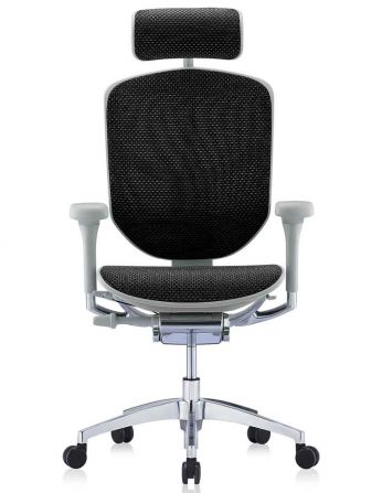 Крісло ергономічне ENJOY ELITE 2 (EJE2-AG-HAM-5D-L, СІТКА T-168-B1 BLACK)