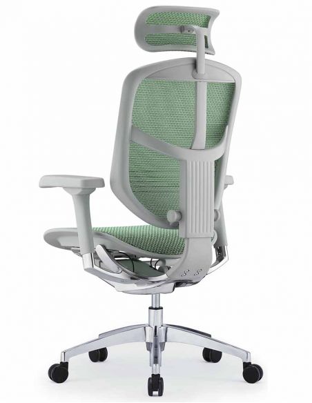 Крісло ергономічне ENJOY ELITE 2 (EJE2-AG-HAM-5D-L, СІТКА T-168-B6 GREEN)