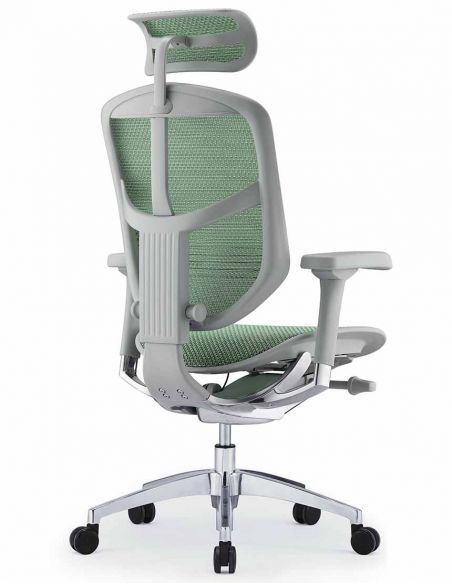 Крісло ергономічне ENJOY ELITE 2 (EJE2-AG-HAM-5D-L, СІТКА T-168-B6 GREEN)