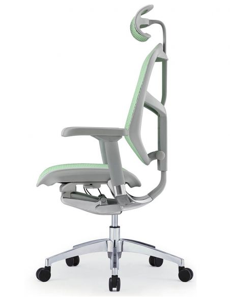 Крісло ергономічне ENJOY ELITE 2 (EJE2-AG-HAM-5D-L, СІТКА T-168-B6 GREEN)