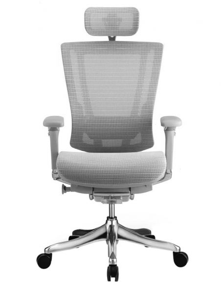 Крісло NEFIL LUXURY Mesh ергономічне, сіре