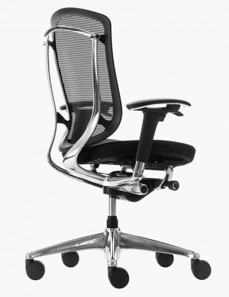 Крісло OKAMURA CONTESSA SECONDA, з тканинним сидінням, чорний корпус