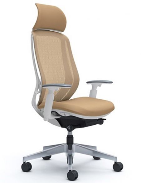 Крісло SYLPHY EXTRA HIGH FABRIC WHITE для керівника