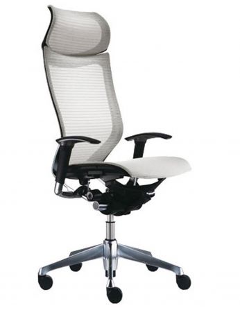 Крісло Okamura CP ергономічне, з підголовником та підлокітниками