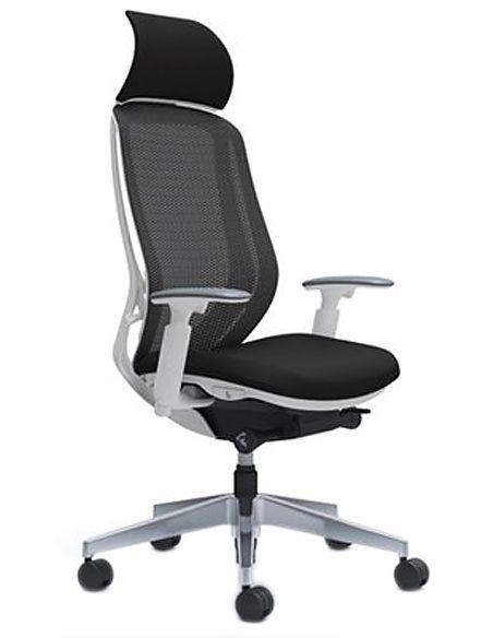 Крісло SYLPHY EXTRA HIGH FABRIC WHITE для керівника