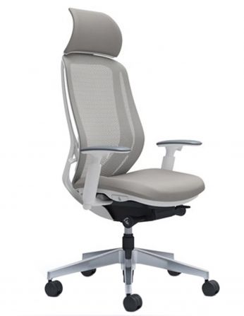 Крісло SYLPHY EXTRA HIGH FABRIC WHITE для керівника 2