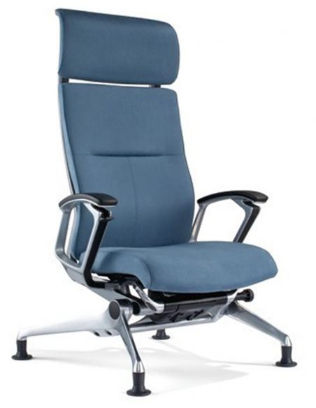 Крісло Okamura Luxos для VIP зон тканина-велюр