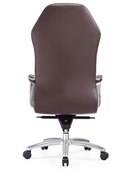 Крісло керівника шкіряне F103 BRL, КОРИЧНЕВЕ