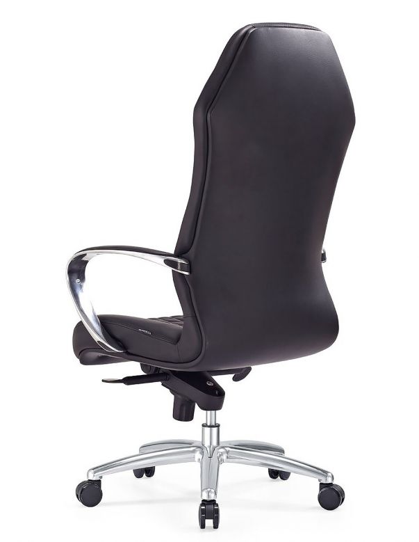 Крісло керівника шкіряне F103 BL, ЧОРНЕ
