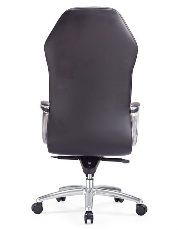 Крісло керівника шкіряне F103 BL, ЧОРНЕ