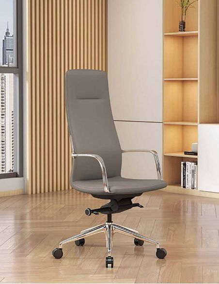 Крісло керівника шкіряне FK004-A13, В СТИЛІ МІНІМАЛІЗМ