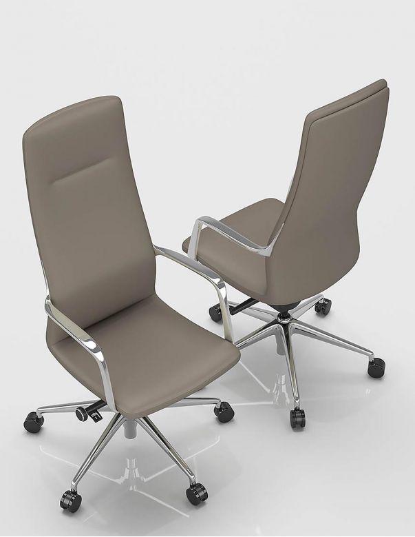 Крісло керівника шкіряне FK004-A13, В...