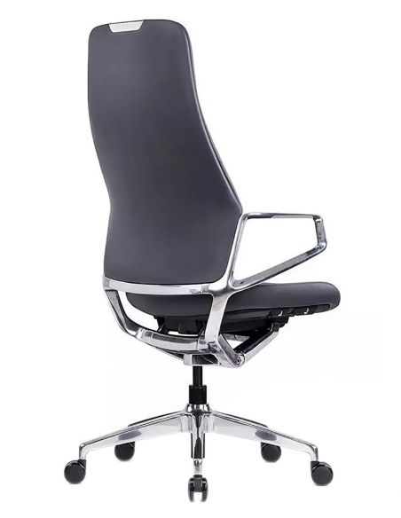 Крісло керівника шкіряне KRESLALUX ARICO, ЧОРНА ШКІРА