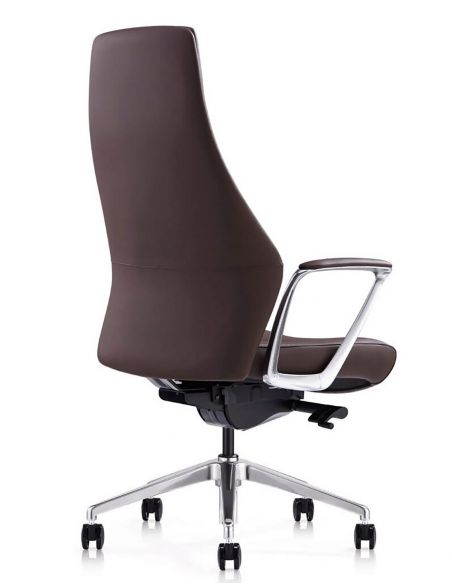Крісло керівника шкіряне A1826, КОРИЧНЕВА ШКІРА