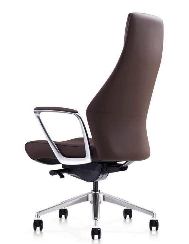 Крісло керівника шкіряне A1826, КОРИЧНЕВА ШКІРА