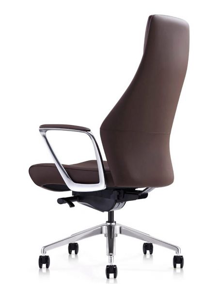 Крісло керівника шкіряне A1826, КОРИЧНЕВА ШКІРА