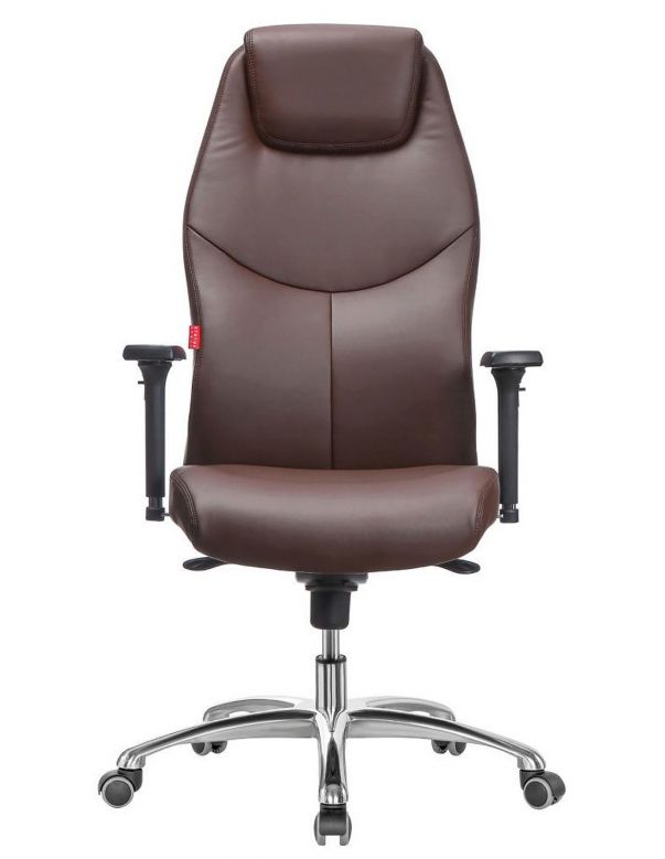 Крісло керівника F195 BRE, ЕКОШКІРА, КОРИЧНЕВЕ