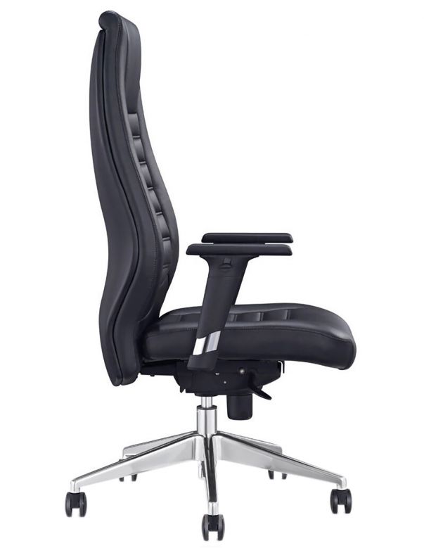 Крісло керівника A1802, екологічна шкіра, чорне