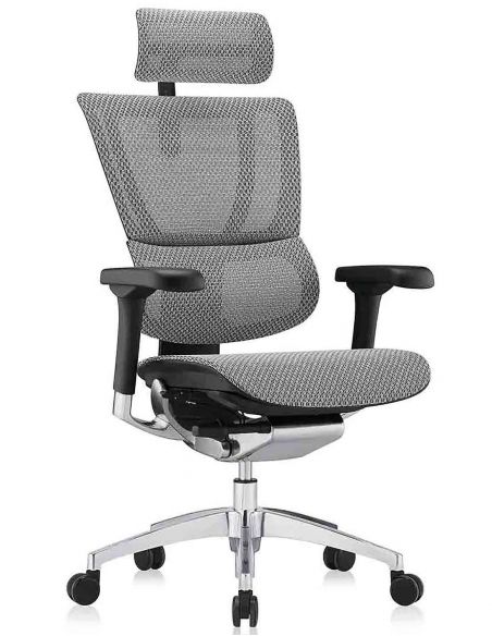 Крісло ергономічне MIRUS-IOO 2 (IOOE2-AB-HAM-5D-L, СІТКА Т-168-B2 NATURAL)