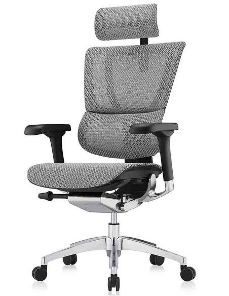 Крісло ергономічне MIRUS-IOO 2 (IOOE2-AB-HAM-5D-L, СІТКА Т-168-B2 NATURAL)