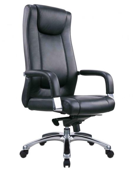 Крісло SITZONE CH-209A для керівника, шкіряне, чорне
