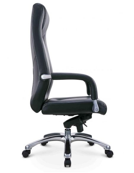 Крісло SITZONE CH-209A для керівника, шкіряне, чорне