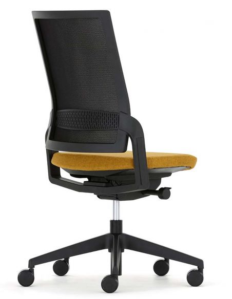 Крісло ECOFLEX BLACK (ECF 740) для оператора, без підлокітників