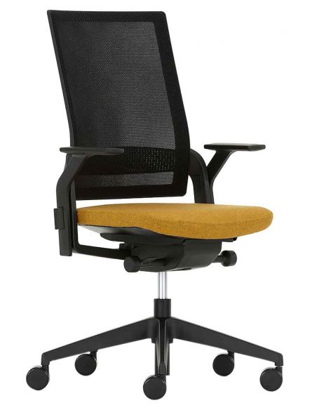 Крісло ECOFLEX BLACK (ECF 740 HA) для оператора