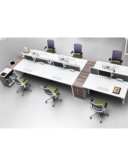 Крісло ECOFLEX LIGHT GREY (ECF 740) для оператора