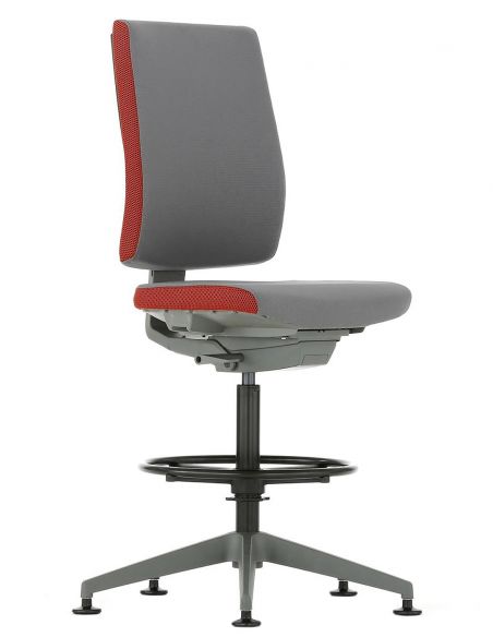 Крісло FREEFLEX GRAPHITE (FLX 740D) для оператора, з підставкою для ніг