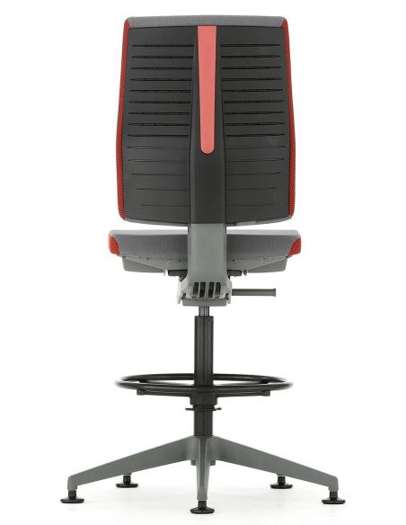 Крісло FREEFLEX GRAPHITE (FLX 740D) для оператора, з підставкою для ніг