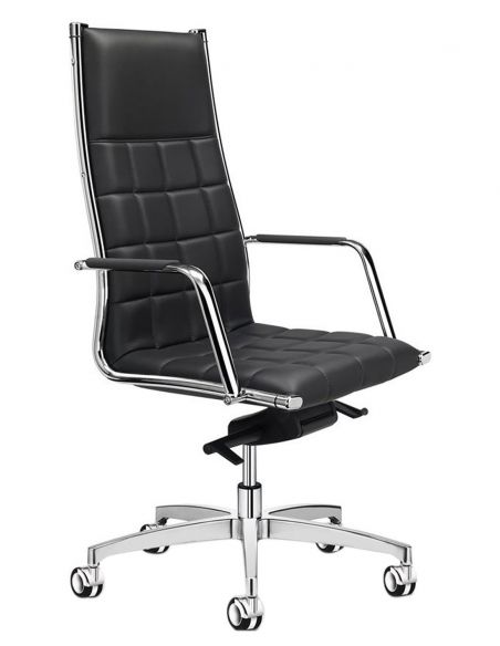 Крісло SITLAND VEGA S для керівника, шкіряне