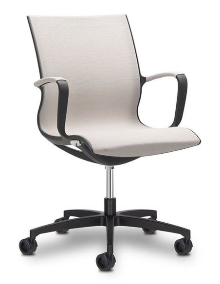 Крісло SITLAND SOUL AIR MEETING BLACK для відвідувача