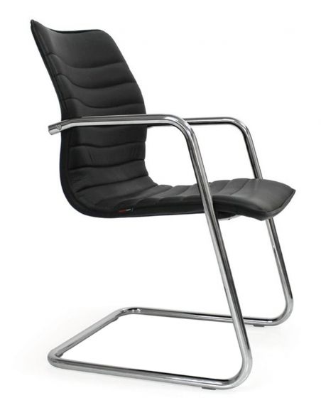 Крісло QUINTI SEDUTE ICE для відвідувача, шкіряне