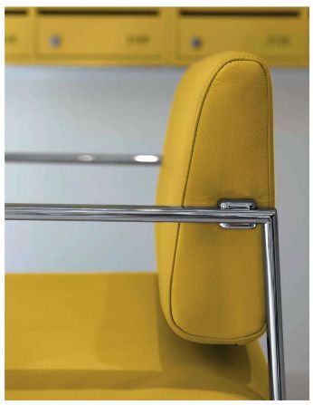 Крісло QUINTI SEDUTE FOUR SIDE, для відвідувачів, тканинне 2