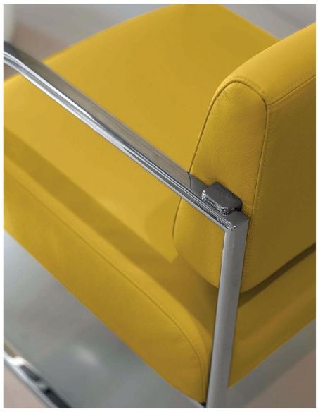 Крісло QUINTI SEDUTE FOUR SIDE, для відвідувачів, тканинне