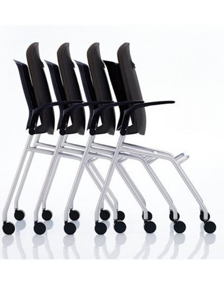 Стілець Окамура Grata для відвідувачів з підлокітниками