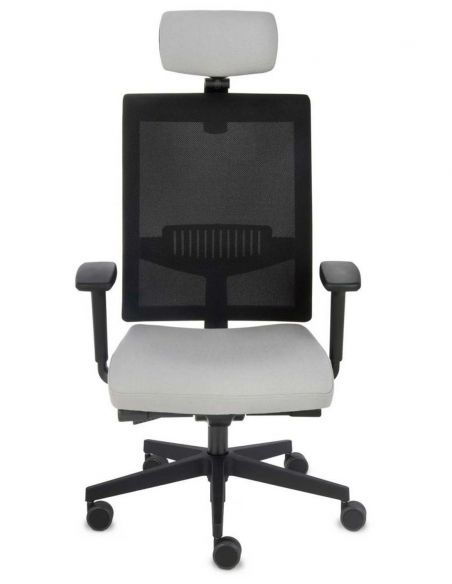 Крісло GROSPOL LEVEL BS HD для оператора, сіре