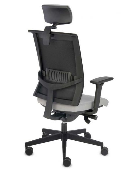 Крісло GROSPOL LEVEL BS HD для оператора, сіре