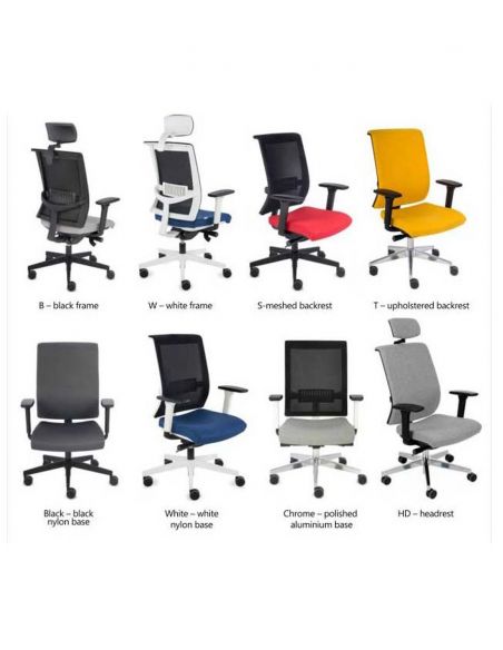 Крісло GROSPOL LEVEL BS HD для оператора, сіре