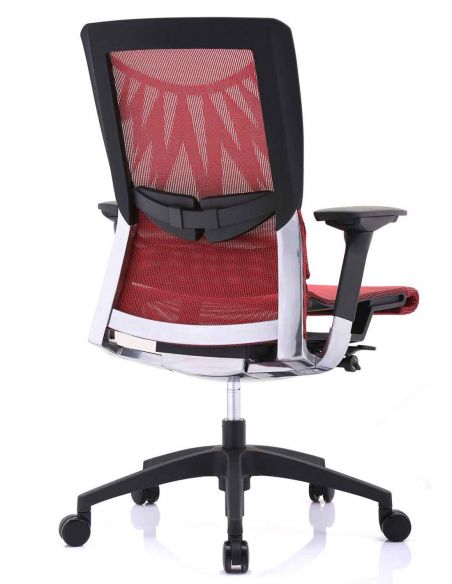 Крісло COMFORT SEATING POISE (PS-AB-LAM) ергономічне, червона сітка