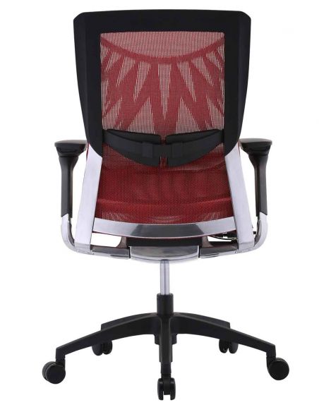 Крісло COMFORT SEATING POISE (PS-AB-LAM) ергономічне, червона сітка