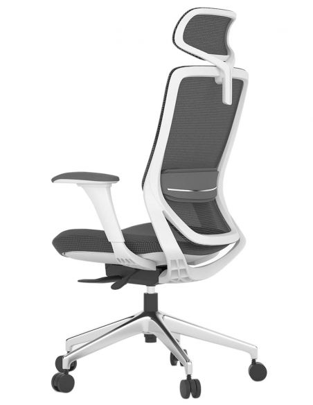 Крісло KRESLALUX SWIFT GHW LIGHT GREY ALU, алюмінієва хрестовина