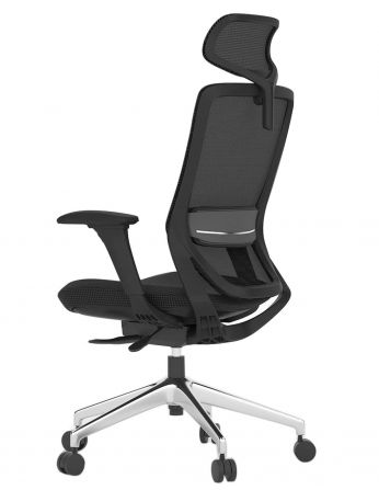 Крісло KRESLALUX SWIFT GHB DARK GREY ALU, ергономічне 2