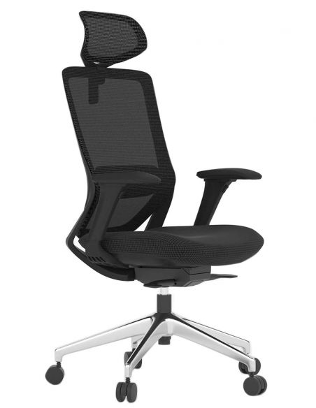 Крісло KRESLALUX SWIFT GHB DARK GREY ALU, ергономічне