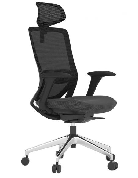 Крісло KRESLALUX SWIFT GHB LIGHT GREY ALU, для оператора