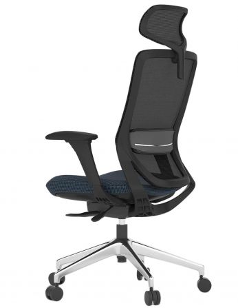 Крісло KRESLALUX SWIFT GHB INDIGO ALU, для оператора 2